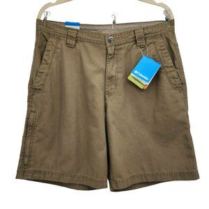 NWT Columbia Modern Classic Omn-Shield-Shade Tan Shorts Mens 34X9